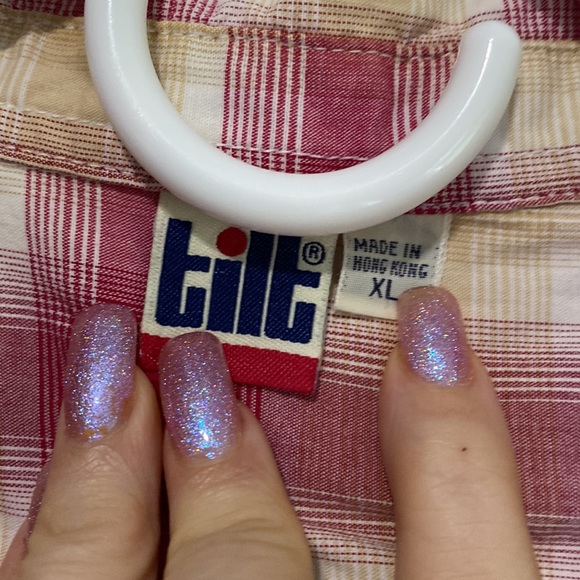 tilt Long Sleeve Plaid Button Up Shirt |Size XL - Picture 8 of 9